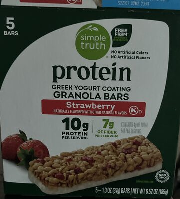 Protein Greek Yogurt Coating Granola Bars