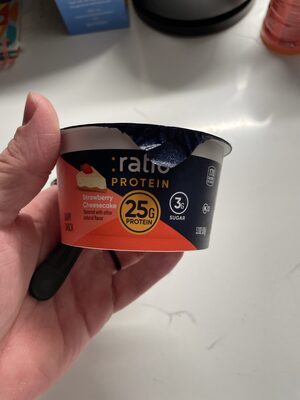 Protein Yogurt Strawberry Cheesecake