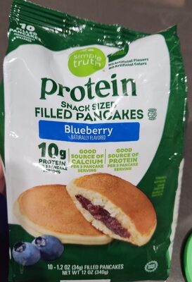 Protien Snack Sized Blueberry Filled Pancakes