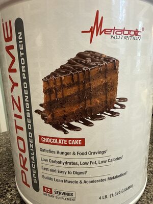 Protozyme Protein Powder, Chocolate Cake
