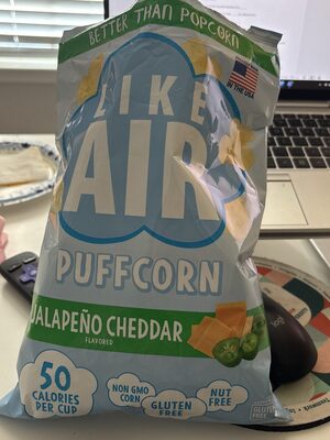Puffcorn Jalapeño Cheddar
