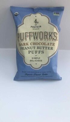 Puffworks Dark Chocolate Peanut Butter Puffs