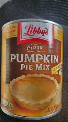 Pumpkin easy pie mix, pumpkin