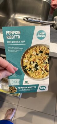 Pumpkin Risotto Green Herbs & Feta