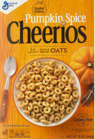 Pumpkin spice cheerios limited edition cereal