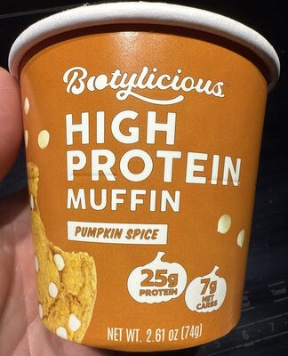 Pumpkin spice high protein Muffin
