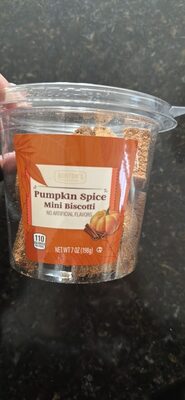 Pumpkin Spice Mini Biscotti