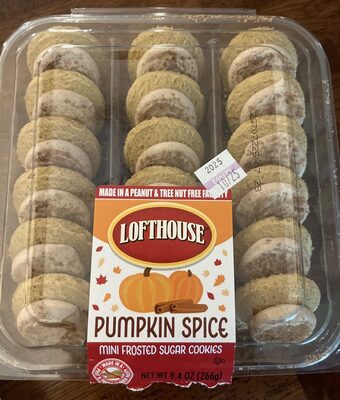 Pumpkin Spice Mini Frosted Sugar Cookies