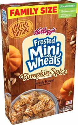 Pumpkin spice whole grain cereal