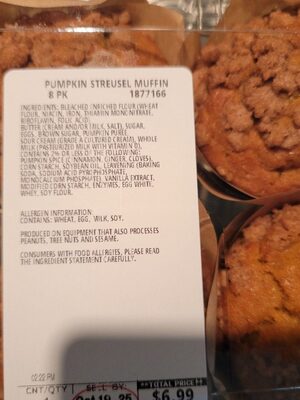 Pumpkin Streusel Muffin