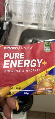 Pure Energy+ Mango & Orange