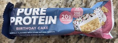 Pure Protein Birthday Cale Bar