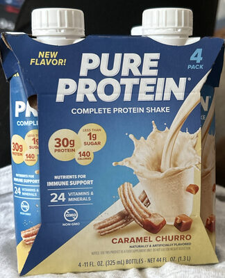 Pure Protein Complete Protein Shake Caramel Churro