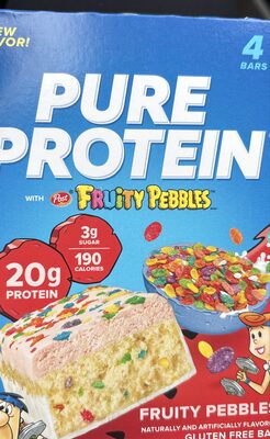 PURE PROTEIN Fruity Pebbles Gluten Free Bar