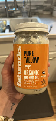 Pure Tallow Organic Cooking Oil