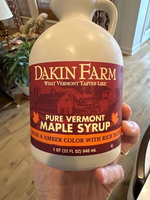 Pure Vermont Maple Syrup