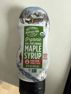 Pure Vermont Organic Maple Syrup