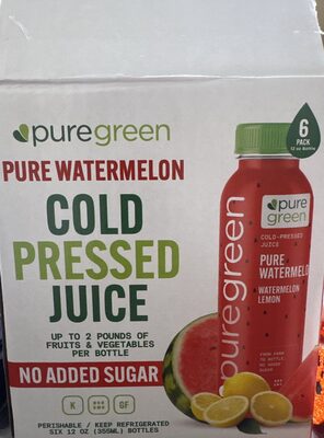 Pure Watermelon Cold Pressed Juice