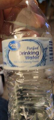 Purified drinking water