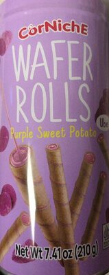 Purple Sweet Potato Wafer Rolls