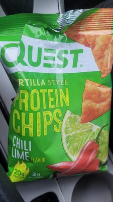 Quest Tortilla Style Protein Chips Chili Lime Flavor