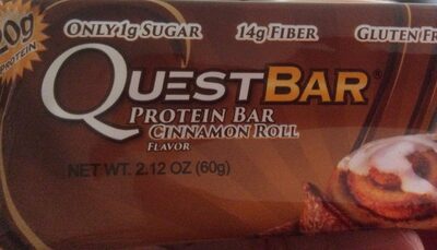 QuestBar Protein Bar Cinnamon Roll