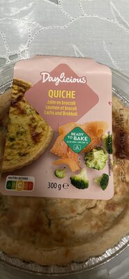 QUICHE zalm en broccoli saumon et brocoli Lachs und Brokkoli