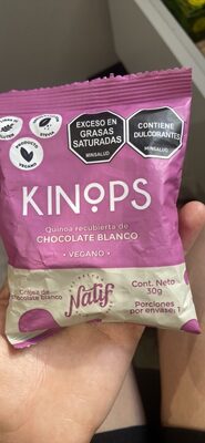 Quinoa recubierta de CHOCOLATE BLANCO