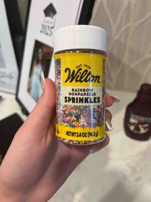 Rainbow Nonpareils Sprinkles