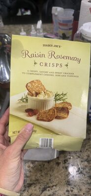Raisin Rosemary Crisps