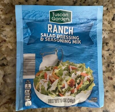 Ranch salad dressing and seasoning mix