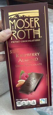 Raspberry Almond Dark Chocolate