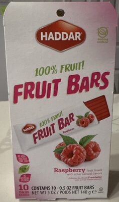 Raspberry Fruit Bars