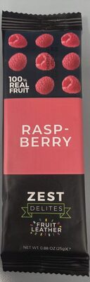 Raspberry fruit leather