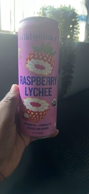 RASPBERRY LYCHEE PREBIOTIC + PROBIOTIC SPARKLING DRINK