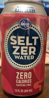 Raspberry seltzer water