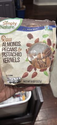 Raw Almonds, Pecans & Pistachio Kernels
