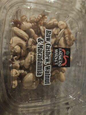 Raw Cashew, Walnut & Macadamia