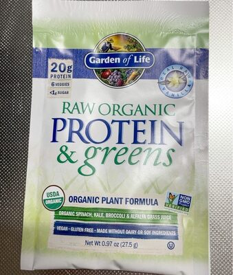 RAW Organic Protein & Greens Vanilla
