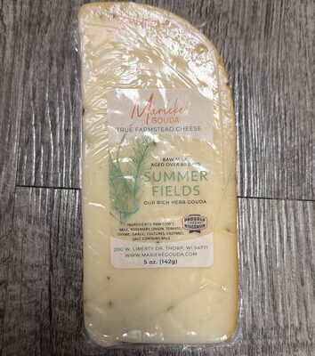 Raw Summer Fields Herb Gouda