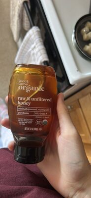 raw & unfiltered honey