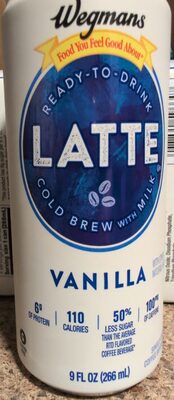 Ready-to-Drink Latte, Vanilla