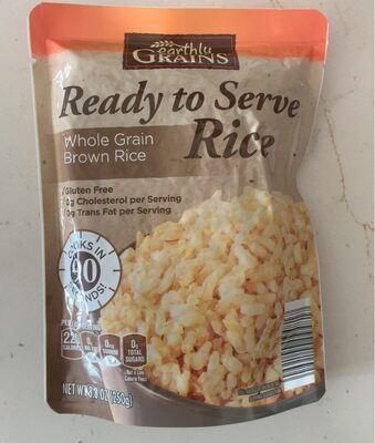 Ready to serve whole grain brown rice