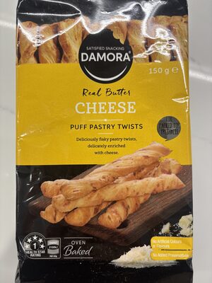 Real Butter Cheese Puff Pastry Twists