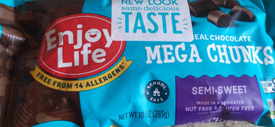 Real Chocolate Mega Chunks, Semi-Sweet