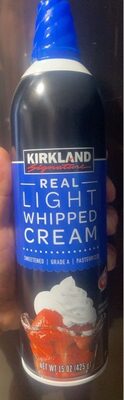 Real light whipped cream