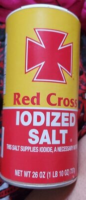 Red cross ionizado salt