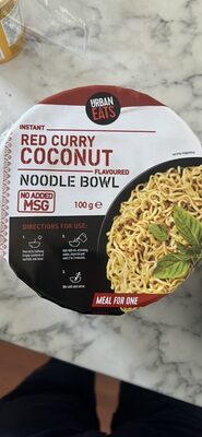 Red Curry Coconut Flavoured Noodle Bowl