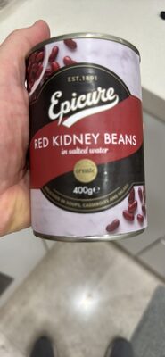 Red Kidney Beans in salted water