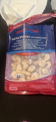 Red Pud Shrimps with added water